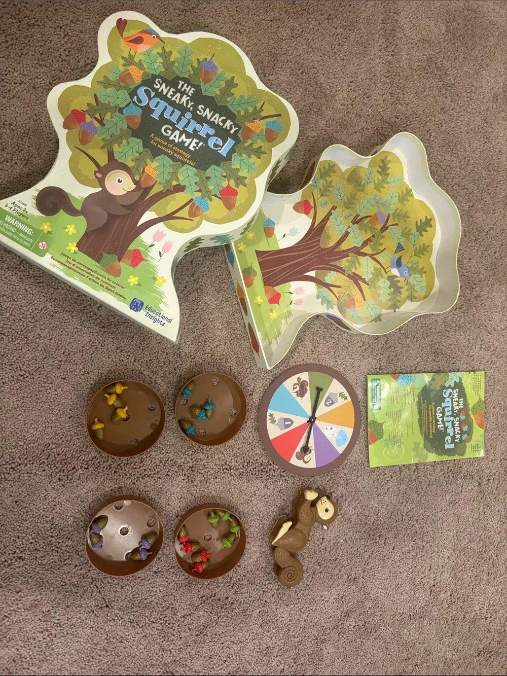 The Sneaky, Snacky Squirrel Game - Green